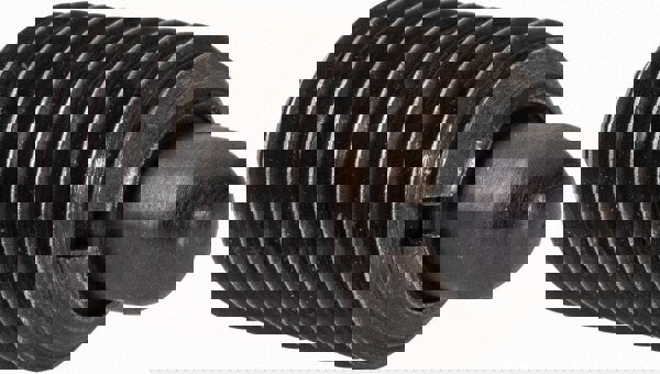 Threaded Spring Plunger: M12 x 1.75, 20.5 mm Thread Length, 6.3 mm Dia, 6.5 mm Projection